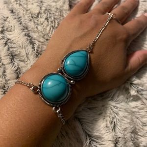 Hand Chain Bracelet and Ring